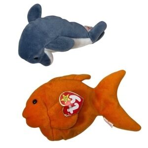 Ty Beanie Babies Goldie & Echo‎